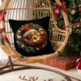 thumbnail image 4 of Uuiauoio Christmas Holiday Pillow Cover, Festive Themed Sofa Decor , Seasonal Home Decoration for Living Room and Bedroom Styling, Machine Washable Throw Pillow Case, 4 of 6