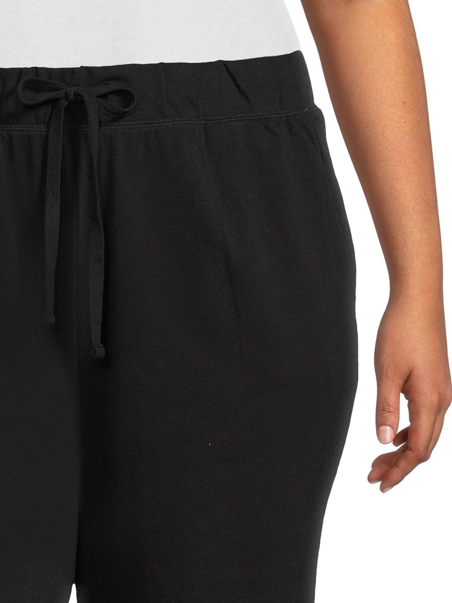 Terra & Sky Women's Plus Size French Terry Pull On Pants