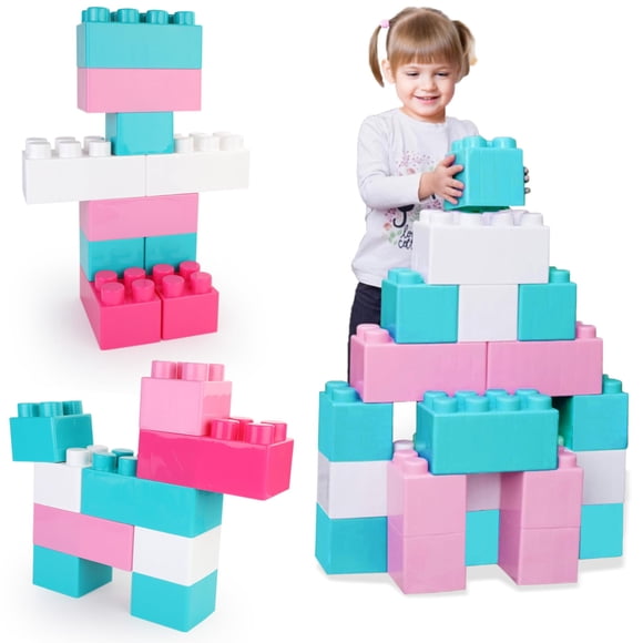 Building Blocks Liberty Imports Jumbo 24 unidades para niños pequeños