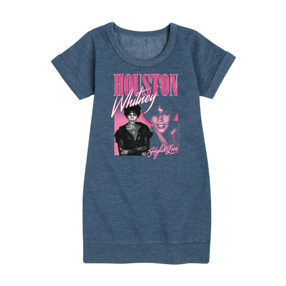 Whitney Houston - Higher Love - Toddler And Youth Girls Fleece Dress