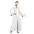 thumbnail image 4 of TiaoBug Robe de Clergé pour Femmes, Ministre, Printemps/automne, Manches Longues, Robe de Chorale, Blanc m, 4 of 7