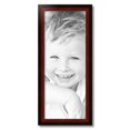 thumbnail image 2 of ArtToFrames 11x28" Matte mahogany Diploma Picture Frame, Brown Wood Poster Frame, with Regular Acrylic and 2 (FBPL-5108), 2 of 7