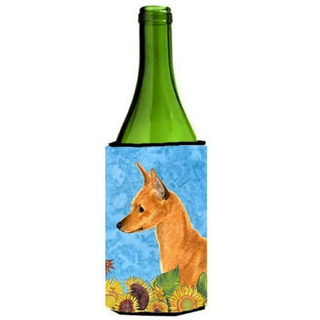 

Min Pin In Summer Flowers Wine bottle sleeve Hugger - 24 Oz.