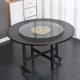 thumbnail image 1 of Round Stone Kitchen Dinning Tables Foldable Chairs Mobile Luxury Dinning Tables Outdoor Set Modern Mesa Plegable Home Furniture My Lux Decor Round, 1 of 15