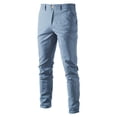 thumbnail image 6 of Autumn new men's casual pants men's youth versatile thickened cotton trousers-grey-30, 6 of 8