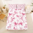 thumbnail image 5 of Erosebridal Dreamy Princess Style Bowtie Full Size Sheets,Pink Cute Bow Tie Bed Sheets For Bowknot Lovers 4-Piece, 5 of 6
