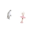 thumbnail image 5 of CoudarTitie Penguin Ballerina Resin Sculpture Collectable Figurine Decorative Ornament Animal Statue Girl Birthday Gift Souvenir Housewarming Tabletop Office Bedroom Study Room Bookshelf, 5 of 8