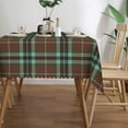 thumbnail image 3 of Rectangle Table Cloth, Scottish Clan Thomson Hunting Modern Tartan Plaid Resistant Washable Tablecloth Decorative Table Cover for Dining, Indoor and Outdoor, 3 of 6