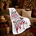 thumbnail image 3 of Good Evening Starts Good Pour Wine Quote, Cozy Typography Art Scene, Warm Flannel Blanket for Living Room and Reading Nook, Art Lovers Valentine's Day Gift, Artistic Home Decor, 3 of 9