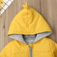 thumbnail image 6 of Toddler Kids Baby Boys Girls Dinosaur Hooded Coat Jacket Winter Toddler Thick Outwear, 6 of 7