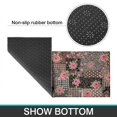 thumbnail image 6 of Pioneer Flower Floral Print Pattern Kitchen Rugs Sets Of 2, Anti Fatigue Non Slip Washable Floor Mats for Kitchen Sink Laundry, 17X30 Inch + 17X47 Inch, 6 of 6
