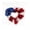 A4, variant on Wooden Patriotic Hanging Decor for Independence Day, Round American Flag Wall Sign for Home Porch, Festival Celebration Board