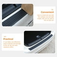 thumbnail image 4 of 2 Pcs Car Rear Bumper Protectors Trunk Sill Guards Rubber Strips Auto Strips, 4 of 8