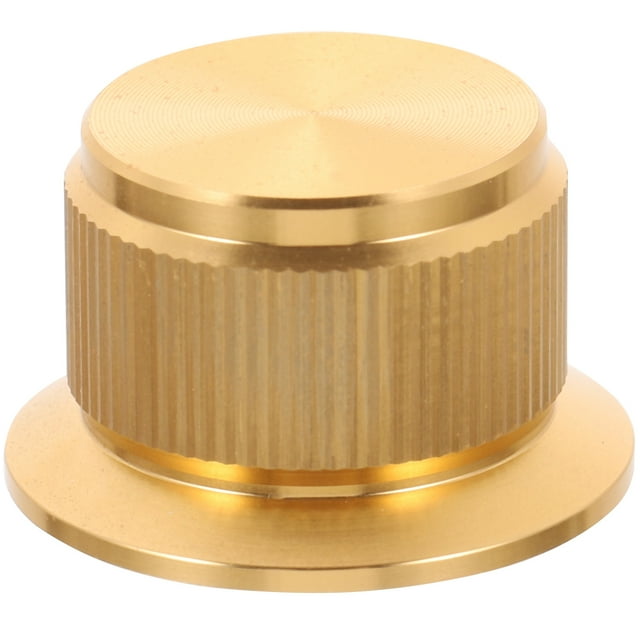 Shisuyan Bouton de Contrôle de Volume Forme Capuchon Doré 1Pcs 0.98x0.98x0.59 Po
