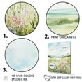 thumbnail image 3 of Designart "Serene Minimalist Meadow Scenery I" Meadow Canvas Art Print, 3 of 7