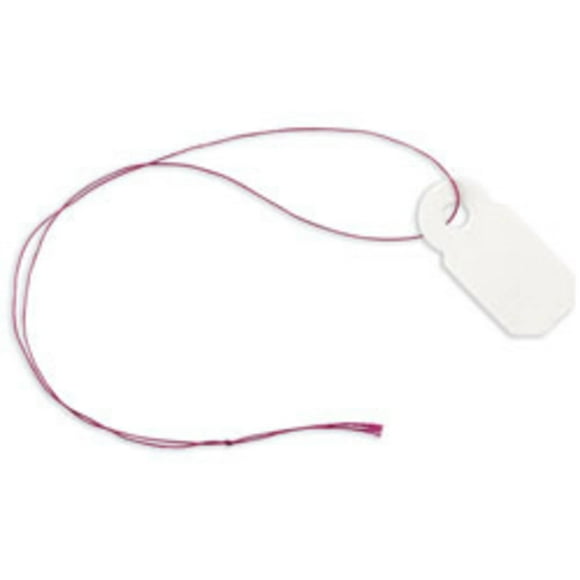 Office Depot Jewelry Tags 0.38in. x 0.81in. White Pack of 100 XS007007