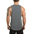 thumbnail image 3 of KDFJPTH Big And Tall Shirt for Men Muscle Tank T shirt Singlet Vest Bodybuilding Men's Sleeveless Gyms Fitness Top Men's blouse, 3 of 8