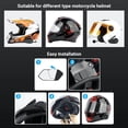 thumbnail image 3 of EJEAS factory direct two people switch seven people connected full duplex motorcycle helmet bluetooth intercom Q7 single package, 3 of 6