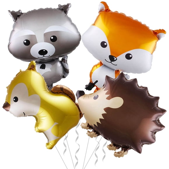 Set de 4 Globos de Animales de Safari en la Jungla LHOAVWE de 25"