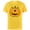 Yellow, variant on Disney and Pixar's Monsters, Inc. Mike-O'-Lantern - Short Sleeve Cotton T-Shirt for Adults - Customized-Black
