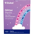 thumbnail image 2 of Dukal Design Series Glitter Adhesive Bandages with Stat Strip Technology, 3/4" x 3" (Box of 100), 2 of 6