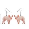 thumbnail image 2 of Daolelai Acrylic Funny Animal Pig Earrings, 2 of 6