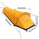 thumbnail image 2 of Tienda de campaña ultraligera ZHAOCHENG impermeable para una sola persona acampar al aire libre, 2 of 5