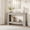 Gray, variant on EastVita 63-Inch Entryway Console Table, Frame-Style Sofa Table, Particle Board, Gray