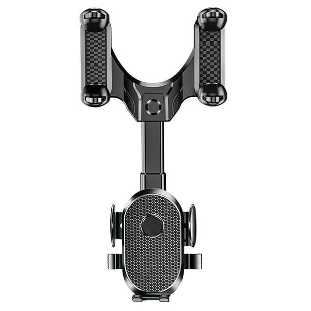 Mistaha Universal Car Rearview Mirror Mount Holder for Smartphones - Adjustable AR Navigation, Touchscreen Lock, Multi-functional Support Stand - 2022 Edition
