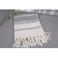 thumbnail image 4 of Turkish Hand Towels, Monogram Dish Towel, Dark Gray-Natural Towel, Diamond Towel, 18x40 Inches Gift For Her, Turkey Towel, Tea Towel,, 4 of 9