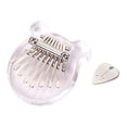 thumbnail image 2 of Kalimba de 8 teclas Naiovety instrumento musical acrílico transparente con púa de Metal, 2 of 6