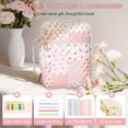 thumbnail image 5 of DAKIMOE Bible Cover Case for Women Bible Bag with Durable Handle Quilted Carrying Book Case Church Bag Bible Study Supplies Accessories Gift for Mother Lady Women, Pink Patched Flower, 5 of 7