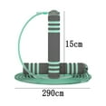 thumbnail image 2 of Fitness ejercicio con pesas para quemar grasa cuerda para saltar fina niños adultos cuerda de alambre interior saltar, 2 of 5