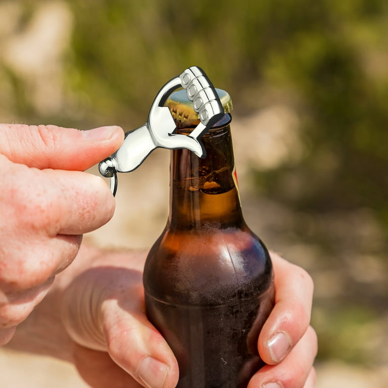 Opener Keychain Alloy Shaped Soft Drinks Beverage Bottle Openers
