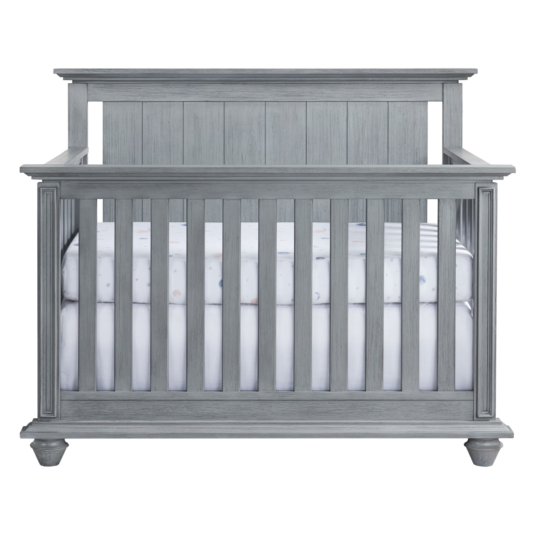 Oxford Baby Langston 4-in-1 Convertible Crib, Graphite Gray, Wooden Crib - image 4 of 11