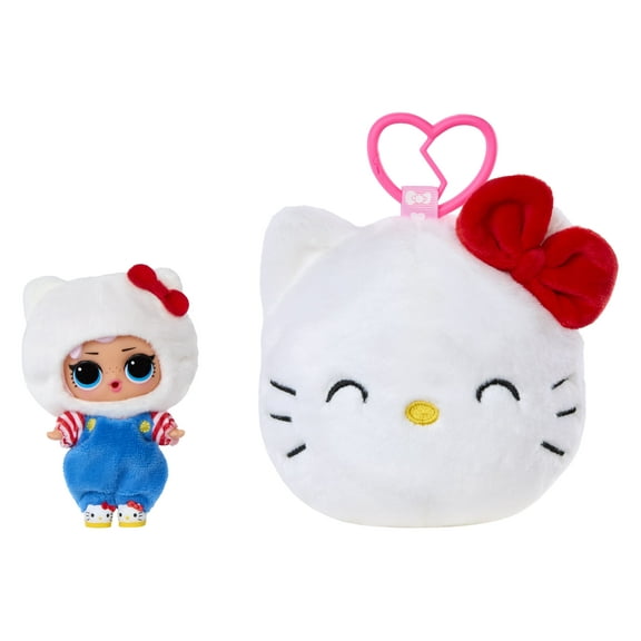 LOL Surprise Loves Hello Kitty and Friends Reversible Plush- Blind Plush with Matching Tot, Reversible Sanrio Characters, On-the-Go Play, 5 Total Surprises, 6 Adorable Styles
