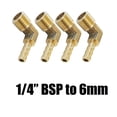 thumbnail image 1 of 4x1 / 4 Pulgadas NPT X 6 Mm Pulgadas Codo De Lengüeta Manguera De Conexiones De Lengüeta shamjiam Manguera de codo macho, 1 of 4