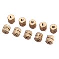 thumbnail image 1 of Eigraketly Tuerca de inserción de rosca resistente al desgaste, tuerca moleteada ligera, tornillo de montaje Flexible, pieza de instrumento Musical, Accesorios para instrumentos musicales Eigraketly OD026998-00, 1 of 6