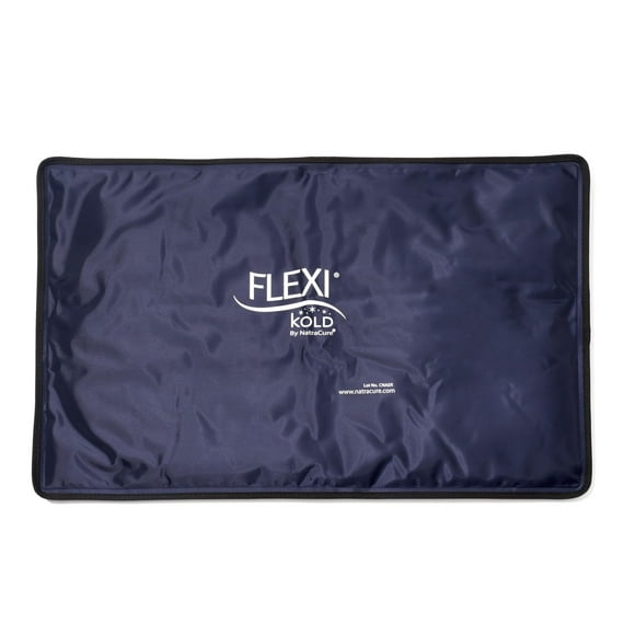Bolsa de hielo NatraCure FlexiKold, extra grande, gel suave, 33 x 55 cm