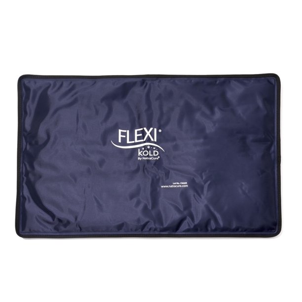 Bolsa de hielo NatraCure FlexiKold, extra grande, gel suave, 33 x 55 cm