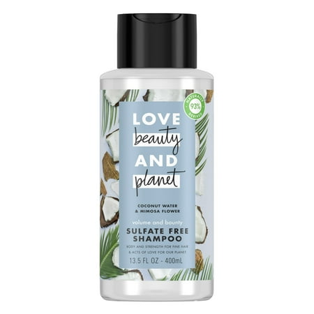 Love Beauty and Planet Volume and Bounty Shampoo Sulfate-Free, Vegan, 13.5 oz