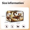 thumbnail image 5 of Haiem Autumn Raccoon In Forest Print Toaster Covers 2 Slice Wide Slot,Bread Dust Cover & Fingerprint Protection,Bread Machine Cover,Appliance Covers, 5 of 7