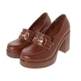 thumbnail image 2 of Mocasín Becky color café con doble plataforma 22.5 Dorothy Gaynor Mocasín Becky color café con doble plataforma 22.5, 2 of 6