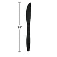 thumbnail image 2 of Party Central Reusable Party Knives - 7.5" - Club Pack of 600 - Black, 2 of 2