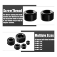 thumbnail image 1 of Carbon Steel Pipe Plug Accessories Combination Kit, NPT Male Hexagonal Thread Sleeve Plug for Sealing Pipe Ports A, 1 of 6