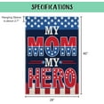 thumbnail image 5 of My Mom My Hero House Flag Mother''s Day Star and Stripes Decor Flag Banner for Outside Yard 28 X 40 Inch Double Side, 5 of 6