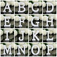 thumbnail image 6 of 8cm White Party Decor Scene Layout Photo Photography Props Wooden Alphabet ABC Blocks Home Christmas Decoration A-Z Letters HEART, 6 of 8
