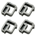 thumbnail image 2 of RAParts 4 PCS Heavy Duty Aluminum Silver Mounting Clamps for Truck Cap Topper Camper Shell, 2 of 10