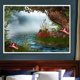 thumbnail image 2 of Riverside Mushroom 5D DIY taladro completo redondo diamante pintura bordado Kits costura conjunto punto de cruz mosaico arte artesanía decoración del hogar Tmvgtek decoración de arte en el hogar, 2 of 6