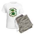 thumbnail image 5 of CafePress - Lucky & Charming Kids Women's Light Pajamas - Women's Short Sleeve Print T-Shirt and Pants Light Cotton Pajama Set, 5 of 7
